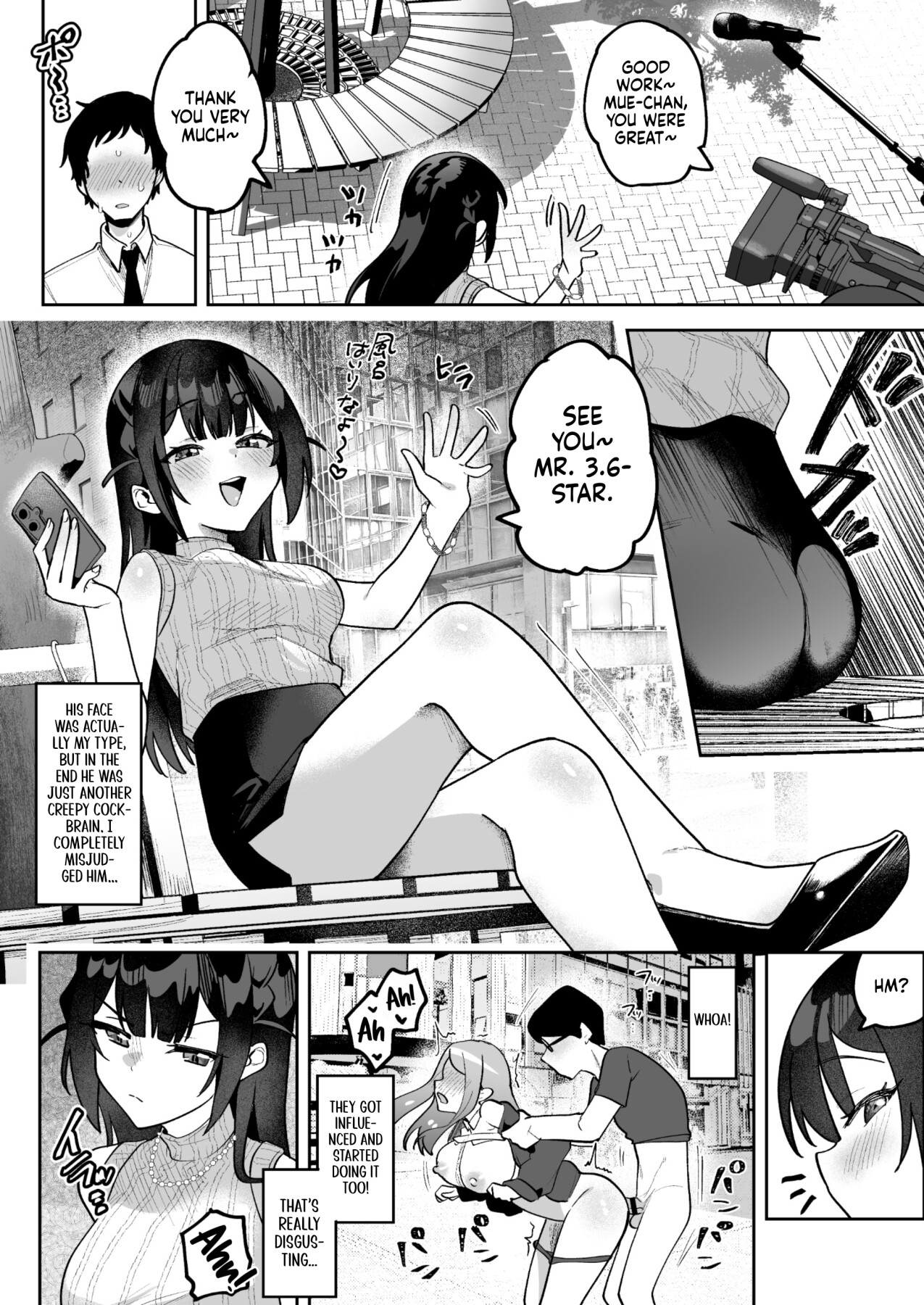 Hentai Manga Comic-Mue-Chan, Penis Gourmet Reporter-Read-13